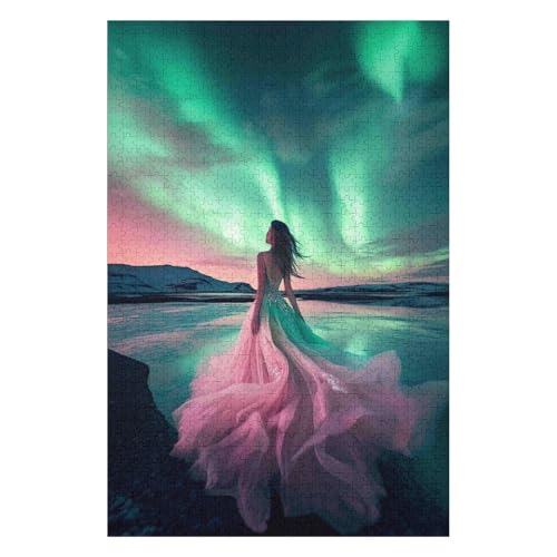 Puzzles für Erwachsene, Nordlichter in Norwegen, 1500 Teile, Papierpuzzle für Erwachsene und Kinder ab dem Jahr, Lernspielzeug-57x87cm Puzzles für Erwachsene, Nordlichter in Norwegen, 1500 Teile, Papierpuzzle für Erwachsene und Kinder ab dem Jahr, Lernspielzeug-57x87cm von GDFWB