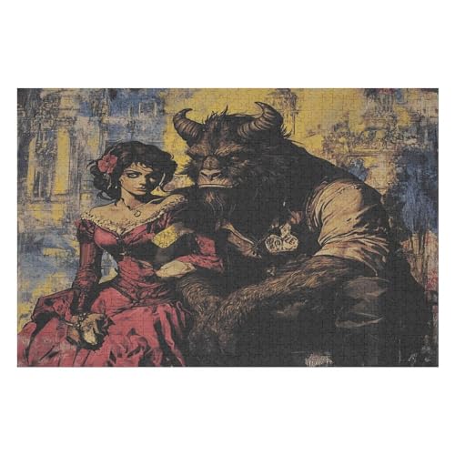 Rätsel Für Erwachsene, Beautiful Orc Anspruchsvolles Puzzle, Heimdekor-Geschenk, 1000 Teile 1000 PCS—75 * 50cm von GDFWB