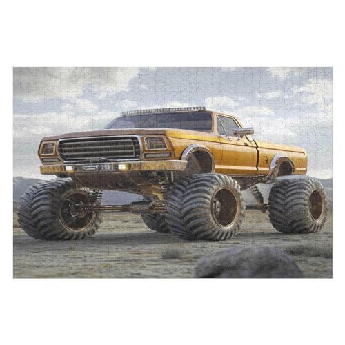 Rätsel Für Erwachsene, Big Truck Anspruchsvolles Puzzle, Heimdekor-Geschenk, 2000 Teile 2000 PCS-70 * 100cm von GDFWB