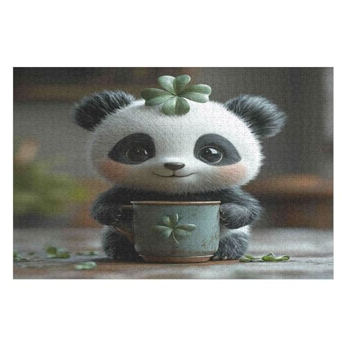 Rätsel Für Erwachsene, Cute Animals Anspruchsvolles Puzzle, Heimdekor-Geschenk, 1000 Teile 1000 PCS-50 * 75cm von GDFWB