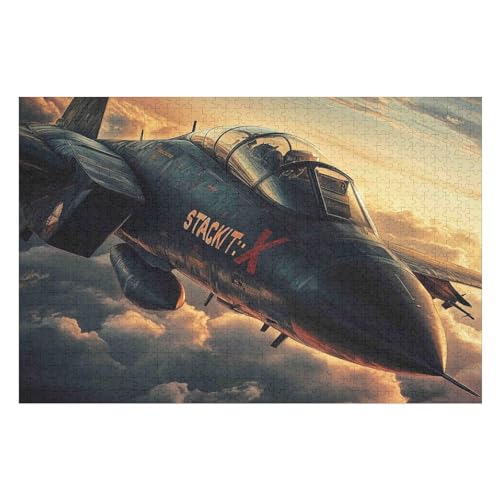 Rätsel Für Erwachsene, Fighter Plane Anspruchsvolles Puzzle, Heimdekor-Geschenk, 2000 Teile 2000 PCS 70 * 1000cm von GDFWB