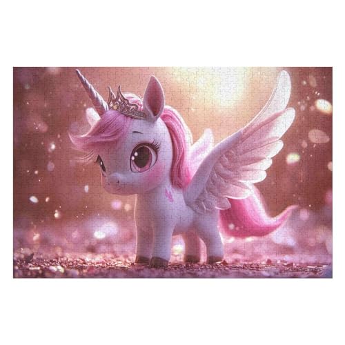 Rätsel Für Erwachsene, Foal Anspruchsvolles Puzzle, Heimdekor-Geschenk, 1000 Teile 1000 PCS 75 * 50cm von GDFWB