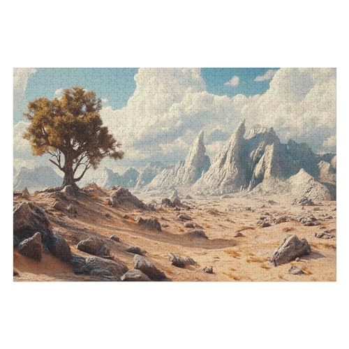 Rätsel Für Erwachsene, Strange Landscape Anspruchsvolles Puzzle, Heimdekor-Geschenk, 2000 Teile 2000 PCS 70 * 100cm von GDFWB