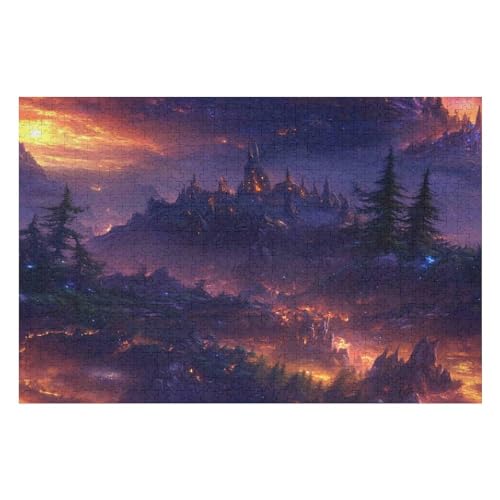 Rätsel Für Erwachsene, World of Warcraft Anspruchsvolles Puzzle, Heimdekor-Geschenk, 1000 Teile 1000 PCS von GDFWB