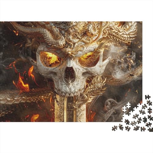 Skeleton 1000 Piece Jigsaw Puzzles for Adults Jigsaw Puzzles 1000 Pieces Stress Relieving Puzzles 1000 Piece Jigsaw Puzzles for Adults & Kids Age 12 Years Up 1000pcs 75 * 50cm192g219 von GDFWB