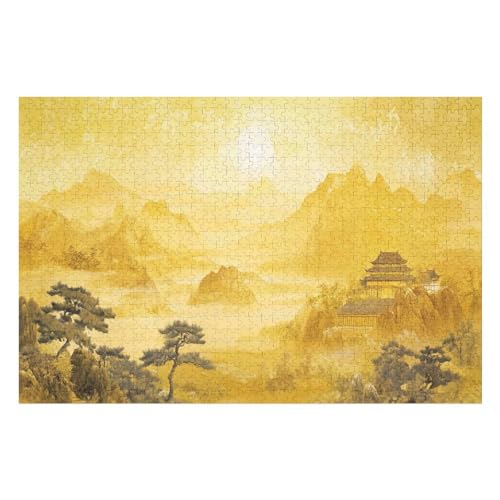 Strange Landscape Kunststil-Puzzle, Umweltfreundlich, 2000 Teile, Satinierte Oberfläche, Lustige Puzzle-Herausforderung Für Erwachsene Und Familien 2000 PCS 70 * 100cm von GDFWB