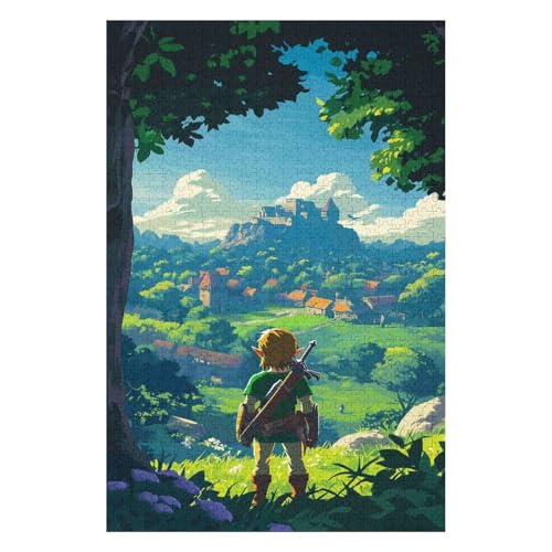 The Legend of Zelda 1500 Teile Papierpuzzle für Erwachsene und Kinder ab Jahren, Unisex-57x87cm The Legend of Zelda 1500 Teile Papierpuzzle für Erwachsene und Kinder ab Jahren, Unisex-57x87cm von GDFWB