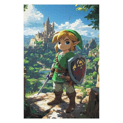 The Legend of Zelda Poster Puzzle 1000 Teile Spielzeug für Erwachsene Dekompressionsspiel-38x52cm The Legend of Zelda Poster Puzzle 1000 Teile Spielzeug für Erwachsene Dekompressionsspiel-38x52cm von GDFWB