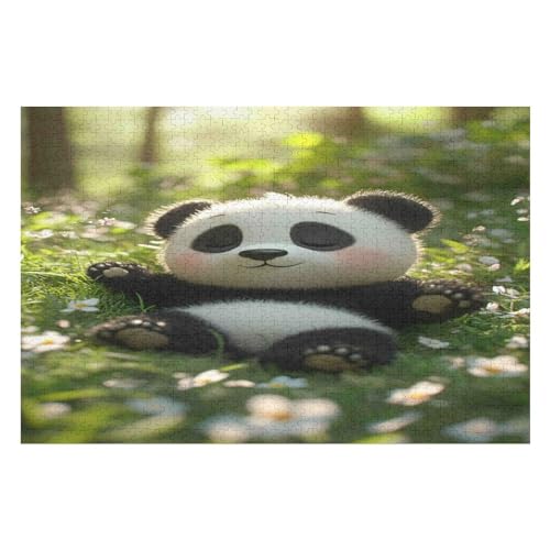 Wood-Puzzle-Cute Animals -Serie Poster -DIY-Modellbausatz Für Erwachsene Und Jugendliche - Ideales Weihnachts- Und Neujahrsgeschenk 2000 PCS-70 * 100cm von GDFWB