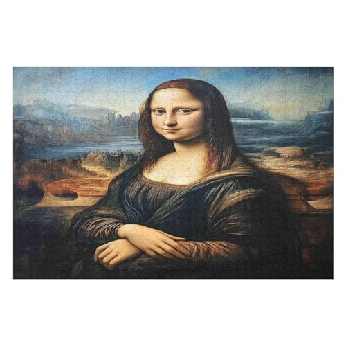 Wood Puzzles Für Erwachsene Und Kinder,Famous Paintings Puzzle Spielzeugset, Familienspiele Home Decor Geschenk 1000 PCS von GDFWB