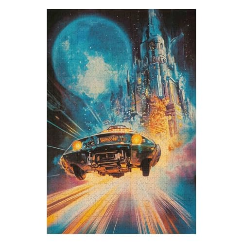 Zurück in die Zukunft Poster Puzzle 1000 Teile Spielzeug für Erwachsene Dekompressionsspiel-50x70cm Zurück in die Zukunft Poster Puzzle 1000 Teile Spielzeug für Erwachsene Dekompressionsspiel-50x70cm von GDFWB