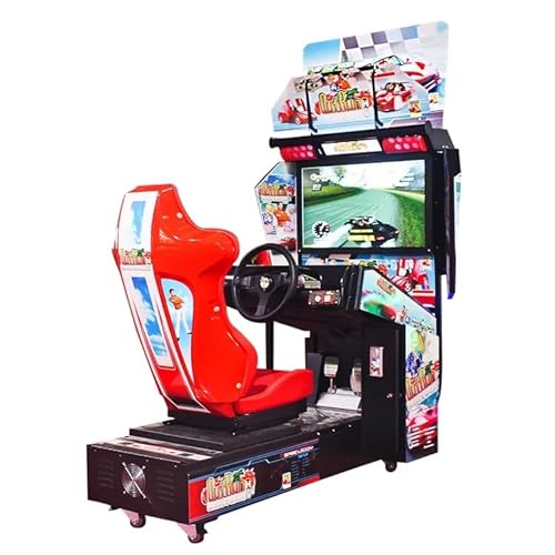 GDNG Münzbetriebener Outrun Arcade Rennwagen Spielmaschine von GDNG