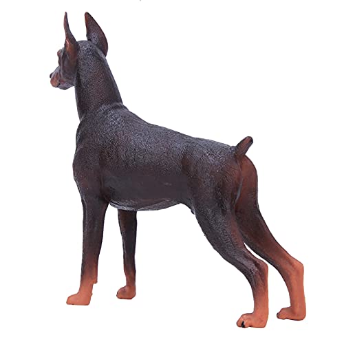 GDZTBS Simulation Hund Modell Tier Statue Kinder Kinder Spielen Lernspielzeug Geschenk Braun von GDZTBS