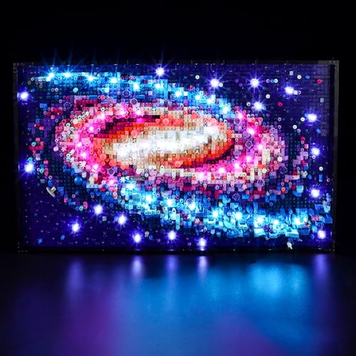 GEAMENT LED Licht-Set Kompatibel mit Lego Die Milchstraßen Galaxie - Beleuchtungsset für Art 31212 (Modell-Set Nicht enthalten) von GEAMENT