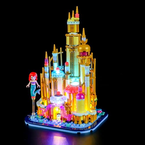 GEAMENT LED Licht-Set Kompatibel mit Lego Arielles Mini-Schloss (Ariel's Castle) - Beleuchtungsset für 40708 (Modell-Set Nicht enthalten) von GEAMENT