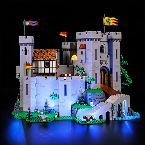 GEAMENT LED Licht-Set Kompatibel mit Lego Burg der Löwenritter (Lion Knight's Castle) - Beleuchtungsset für Creator 10305 Baumodell (Modell-Set Nicht enthalten) von GEAMENT