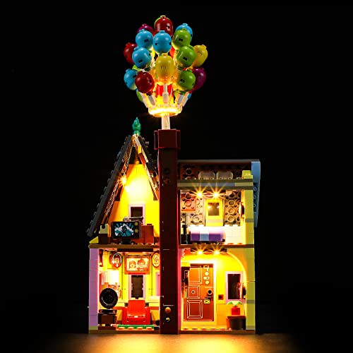 GEAMENT LED Licht-Set Kompatibel mit Lego Carls Haus aus Oben (Up House) - Beleuchtungsset für 43217 (Modell-Set Nicht enthalten) von GEAMENT