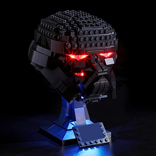 GEAMENT LED Licht-Set Kompatibel mit Lego Dark Trooper Helm - Beleuchtungsset für Star Wars 75343 Baumodell (Modell-Set Nicht enthalten) von GEAMENT