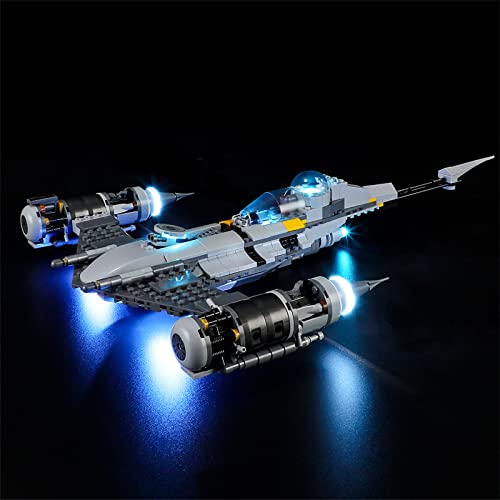 GEAMENT LED Licht-Set Kompatibel mit Der N-1-Starfighter-Mandalorianers - Beleuchtungsset für Star Wars 75325 Baumodell (Modell-Set Nicht enthalten) von GEAMENT