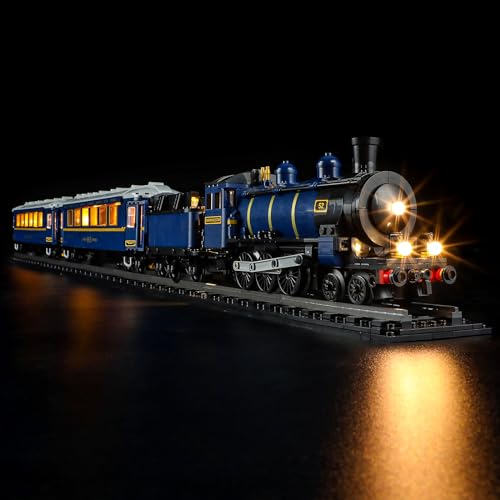 GEAMENT LED Licht-Set Kompatibel mit Lego Der Orientexpress (The Orient Express Train) - Beleuchtungsset für Ideas 21344 (Modell-Set Nicht enthalten) von GEAMENT