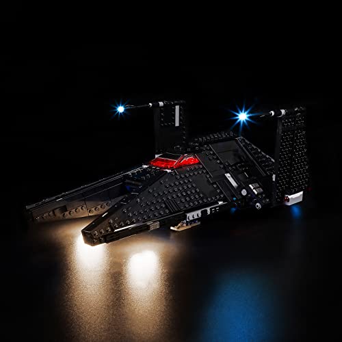 GEAMENT LED Licht-Set Kompatibel mit Lego Die Scythe (Inquisitor Transport Scythe) - Beleuchtungsset für Star Wars 75336 Baumodell (Modell-Set Nicht enthalten) von GEAMENT