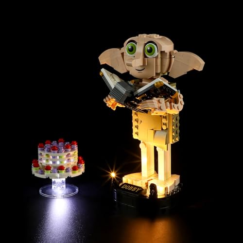 GEAMENT LED Licht-Set Kompatibel mit Lego Dobby der Hauself (House Elf) - Beleuchtungsset für 76421 (Modell-Set Nicht enthalten) von GEAMENT