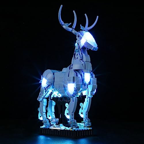 GEAMENT LED Licht-Set Kompatibel mit Lego Expecto Patronum - Beleuchtungsset für Harry Potter 76414 (Modell-Set Nicht enthalten) von GEAMENT