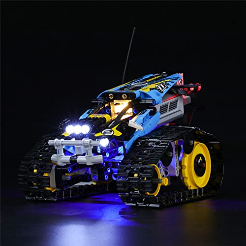 GEAMENT LED Licht-Set Kompatibel mit Lego Ferngesteuerter Stunt-Racer (Remote-Controlled Stunt Racer)- Beleuchtungsset für Technic 42095 (Modell-Set Nicht enthalten) von GEAMENT