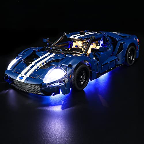 GEAMENT LED Licht-Set Kompatibel mit Lego Ford GT 2022 - Beleuchtungsset für Technic 42154 (Modell-Set Nicht enthalten) von GEAMENT