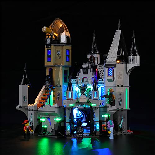 GEAMENT LED Licht-Set Kompatibel mit Lego Geheimnisvolle Burg (Mystery Castle) - Beleuchtungsset für Hidden Side 70437 Baumodell (Modell-Set Nicht enthalten) von GEAMENT