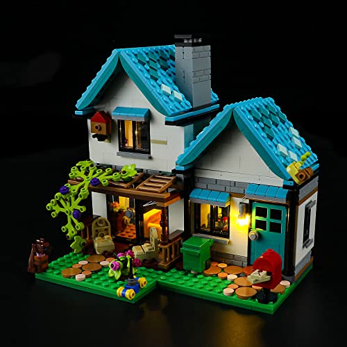 GEAMENT LED Licht-Set Kompatibel mit Gemütliches Haus (Cozy House) - Beleuchtungsset für Creator 3-in-1-Sets 31139 (Modell-Set Nicht enthalten) von GEAMENT