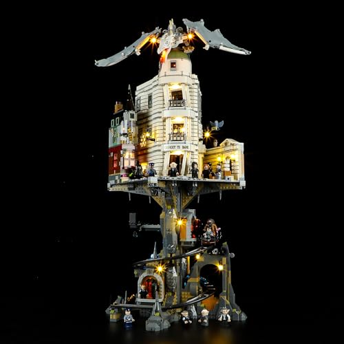 GEAMENT LED Licht-Set Kompatibel mit Harry Potter Gringotts Zaubererbank (Gringotts Wizarding Bank) Sammleredition 76417 (Modell-Set Nicht enthalten) von GEAMENT