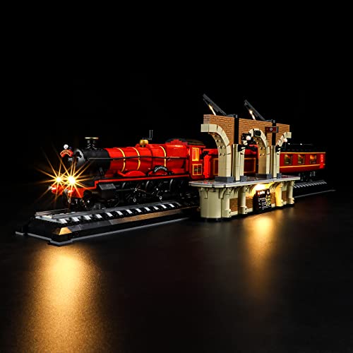 GEAMENT LED Licht-Set Kompatibel mit Harry Potter Hogwarts Express - Beleuchtungsset für 76405 Baumodell (Modell-Set Nicht enthalten) von GEAMENT