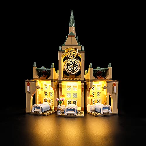 GEAMENT LED Licht-Set Kompatibel mit Harry Potter Hogwarts Krankenflügel (Hospital) - Beleuchtungsset für 76398 Baumodell (Modell-Set Nicht enthalten) von GEAMENT