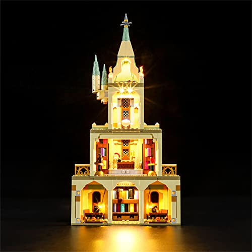 GEAMENT LED Licht-Set Kompatibel mit Lego Harry Potter Hogwarts: Dumbledores Büro (Dumbledore's Office) - Beleuchtungsset für 76402 Baumodell (Modell-Set Nicht enthalten) von GEAMENT