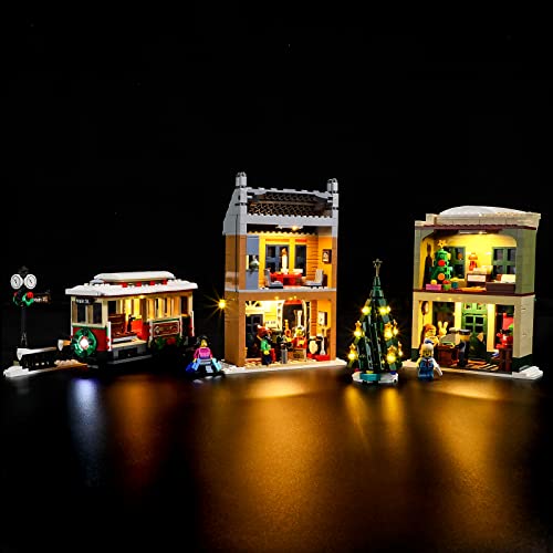 GEAMENT LED Licht-Set Kompatibel mit Lego Holiday Main Street - Beleuchtungsset für Creator 10308 Baumodell (Modell-Set Nicht enthalten) von GEAMENT