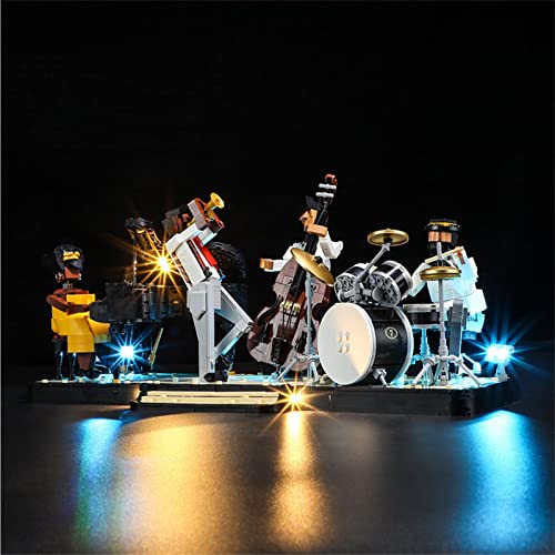 GEAMENT LED Licht-Set Kompatibel mit Lego Jazz Quartet - Beleuchtungsset für Ideas 21334 Baumodell (Modell-Set Nicht enthalten) von GEAMENT