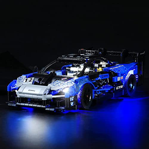 GEAMENT LED Licht-Set Kompatibel mit Lego Mclaren Senna GTR - Beleuchtungsset für Technic 42123 (Modell-Set Nicht enthalten) von GEAMENT