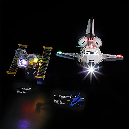 GEAMENT LED Licht-Set Kompatibel mit NASA Space Shuttle Discover - Beleuchtungsset für Creator 10283 Baumodell (Modell-Set Nicht enthalten) von GEAMENT