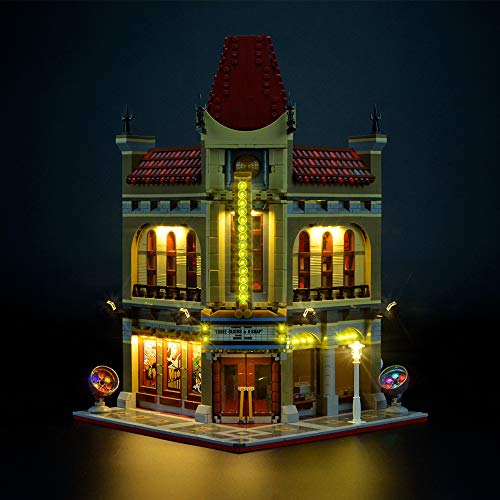 GEAMENT LED Licht-Set Kompatibel mit Lego Palace Cinema - Beleuchtungsset für Creator 10232 Baumodell (Modell-Set Nicht enthalten) von GEAMENT