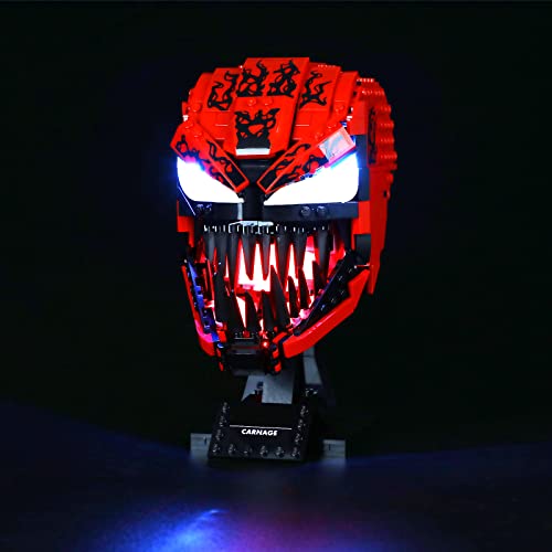 GEAMENT LED Licht-Set Kompatibel mit Lego Spider-Man Carnage - Beleuchtungsset für Spider-Man 76199 Baumodell (Modell-Set Nicht enthalten) von GEAMENT