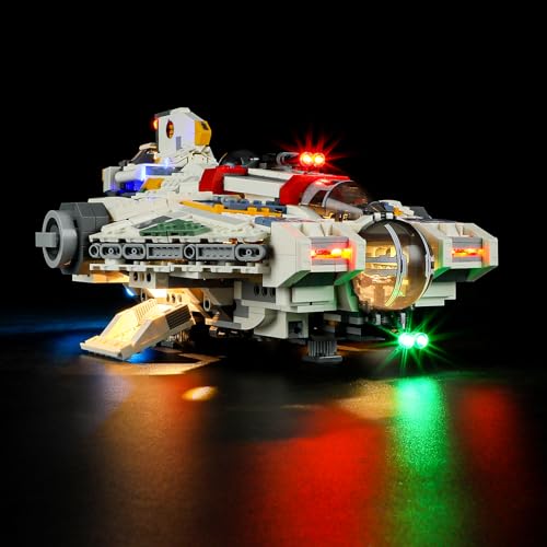 GEAMENT LED Licht-Set Kompatibel mit Lego Star Wars Ghost & Phantom II 75357 (Modell-Set Nicht enthalten) von GEAMENT