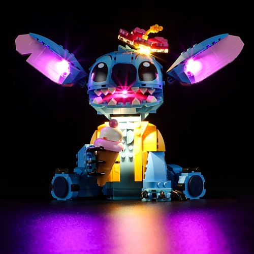 GEAMENT LED Licht-Set Kompatibel mit Lego Stitch - Beleuchtungsset für 43249 (Modell-Set Nicht enthalten) von GEAMENT