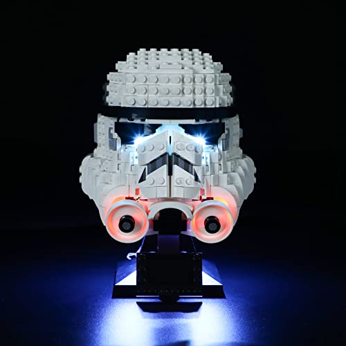 GEAMENT LED Licht-Set Kompatibel mit Stormtrooper Helmet - Beleuchtungsset für Star Wars 75276 Baumodell (Modell-Set Nicht enthalten) von GEAMENT