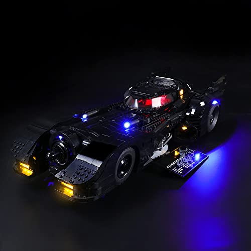 GEAMENT LED Licht-Set Kompatibel mit Lego Super Heroes 1989 Batmobile - Beleuchtungsset für 76139 Baumodell (Modell-Set Nicht enthalten) von GEAMENT