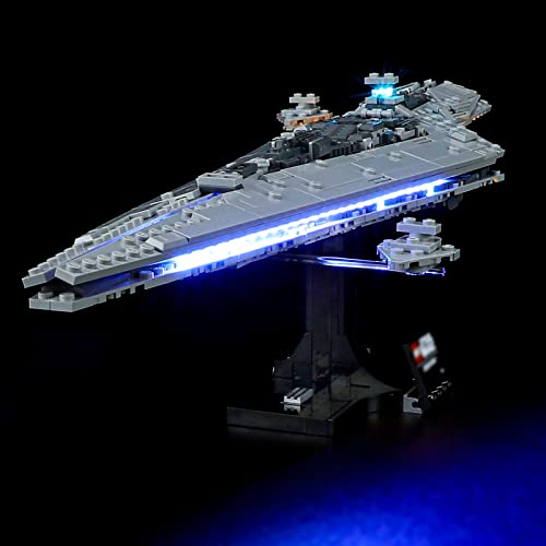 GEAMENT LED Licht-Set Kompatibel mit Lego Supersternzerstörer Executor (Executor Super Star Destroyer) - Beleuchtungsset für Star Wars 75356 (Modell-Set Nicht enthalten) von GEAMENT