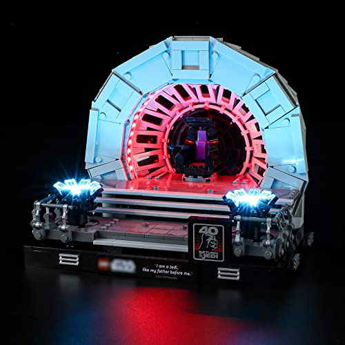 GEAMENT LED Licht-Set Kompatibel mit Lego Thronsaal des Imperators – Diorama (Emperor's Throne Room Diorama) - Beleuchtungsset für Star Wars 75352 (Modell-Set Nicht enthalten) von GEAMENT