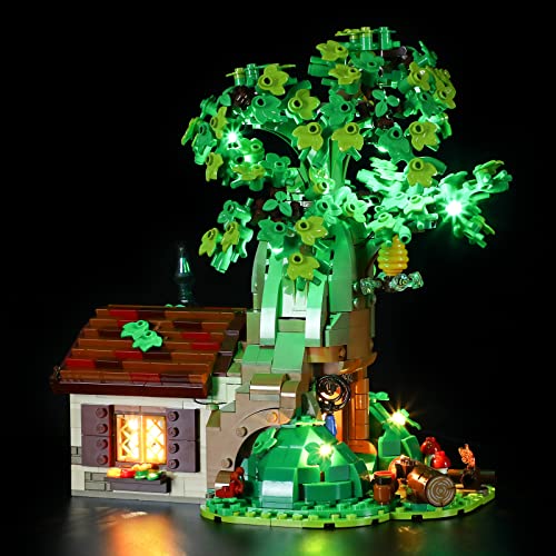 GEAMENT LED Licht-Set Kompatibel mit Lego Winnie PuhWinnie The Pooh (Winnie The Pooh) - Beleuchtungsset für 21326 Baumodell (Modell-Set Nicht enthalten) von GEAMENT