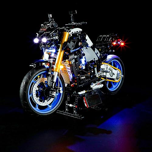 GEAMENT LED Licht-Set Kompatibel mit Lego Yamaha MT-10 SP - Beleuchtungsset für Technic 42159 (Modell-Set Nicht enthalten) von GEAMENT