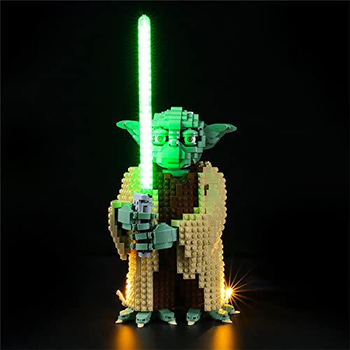 GEAMENT LED Licht-Set Kompatibel mit Lego Yoda - Beleuchtungsset für Star Wars 75255 Baumodell (Modell-Set Nicht enthalten) von GEAMENT